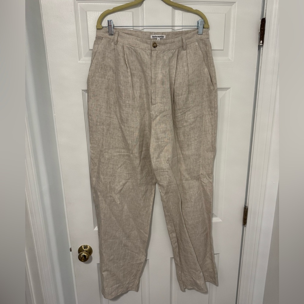 100% Linen Reformation Vesta Linen Pant